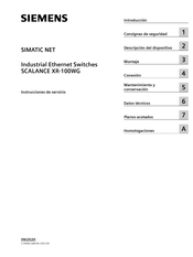 Siemens SIMATIC NET SCALANCE XR-100WG Serie Instrucciones De Servicio