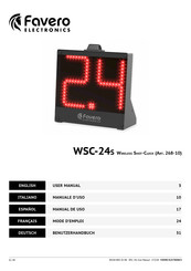 Favero WSC-24S Manual De Uso