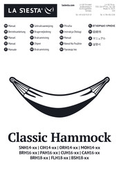 La Siesta Classic Hammock ORH14 Serie Manual