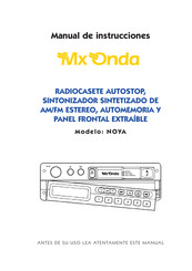 Mx Onda NOYA Manual De Instrucciones