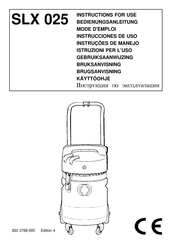 Nilfisk SLX 025 Instrucciones De Uso