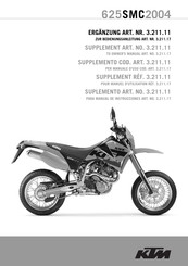 KTM 625SMC 2004 Manual De Instrucciones