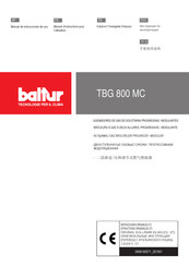 baltur TBG 800 MC Manual De Instrucciones De Uso