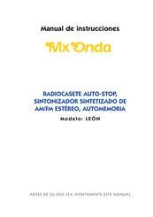 Mx Onda LEÓN Manual De Instrucciones