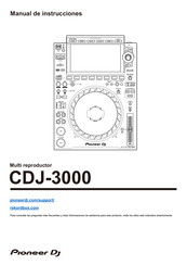 PIONEER DJ CDJ-3000 Manual De Instrucciones