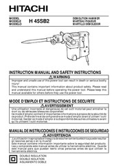 Hitachi H 45SB2 Manual De Instrucciones