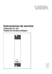 Vega LOG 571 EA Instrucciones De Servicio