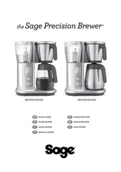 Sage Precision Brewer SDC450 Guía Rápida