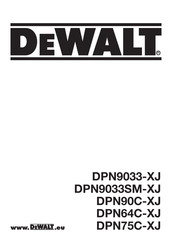 DeWalt DPN9033-XJ Manual Del Usuario