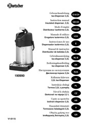 Bartscher 190990 Instrucciones De Uso