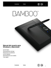 Wacom Bamboo Manual Del Usuario