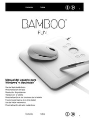 Wacom BambooFun Manual Del Usuario