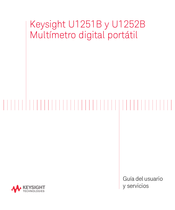 Keysight U1252B Guía Del Usuario Y Servicios