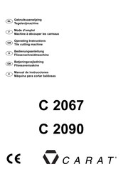 Carat C 2090 Manual De Instrucciones