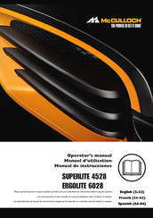 McCulloch ERGOLITE 6028 Manual De Instrucciones