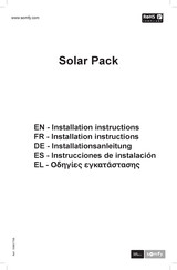 SOMFY Solar Pack Instrucciones De Instalación