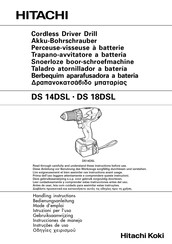 Hitachi DS 14DSL Instrucciones De Manejo