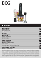 ECG RM 993 Manual De Instrucciones
