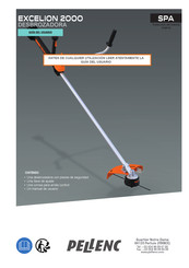 pellenc EXCELION 2000 Guia Del Usuario