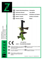 Zipper Maschinen 9120039230689 Manual De Instrucciones