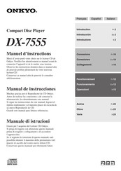 Onkyo DX-7555 Manual De Instrucciones