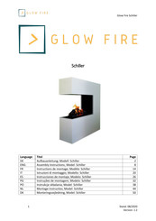 Glow Fire Schiller Instrucciones De Montaje