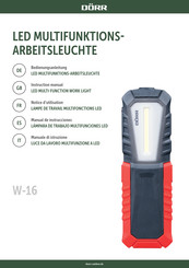 Dörr W-16 Manual De Instrucciones