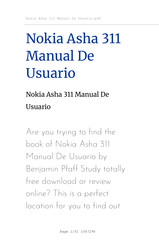 Nokia Asha 311 Manual De Usuario