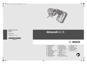 Bosch AdvancedCut 18 Manual Original