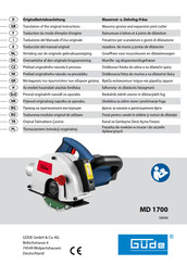 Gude MD 1700 Traducción Del Manual Original