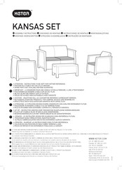 Keter KANSAS SET Instrucciones De Montaje