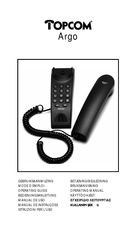 Topcom ARGO Manual De Uso