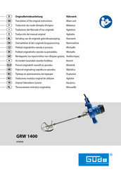 Gude 58046 Traducción Del Manual Original