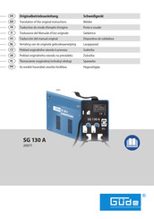 Gude SG 130 A Traducción Del Manual Original