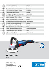 Gude 58110 Traducción Del Manual Original