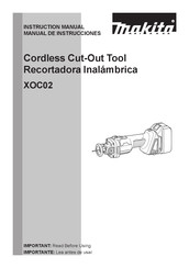 Makita XOC02 Manual De Instrucciones