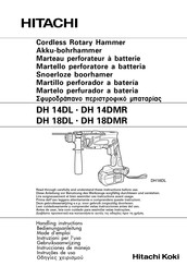 Hitachi Koki DH 14DMR Instrucciones De Manejo