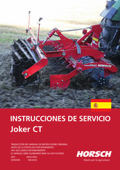 horsch Joker CT Instrucciones De Servicio