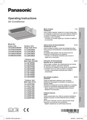 Panasonic CU-3Z68TBE Instrucciones De Funcionamiento