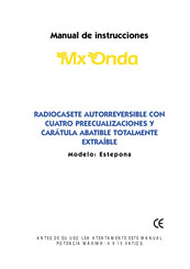 Mx Onda Estepona Manual De Instrucciones