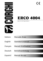 Corghi ERCO 4004 Manual De Uso