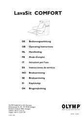 Olymp LavaSit COMFORT Instrucciones De Servicio