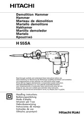 Hitachi Koki H 55SA Instrucciones De Manejo