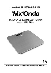 Mx Onda MX-PB2440 Manual De Instrucciones