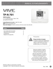 Vive Comfort TP-N-701 Manual De Funcionamiento