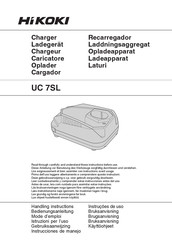 HIKOKI UC 7SL Instrucciones De Manejo