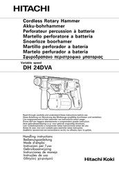 Hitachi Koki DH 24DVA Instrucciones De Manejo