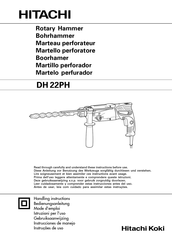 Hitachi Koki DH 22PH Instrucciones De Manejo