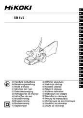 HIKOKI SB 8V2 Instrucciones De Manejo