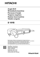 Hitachi D 10YB Instrucciones De Manejo